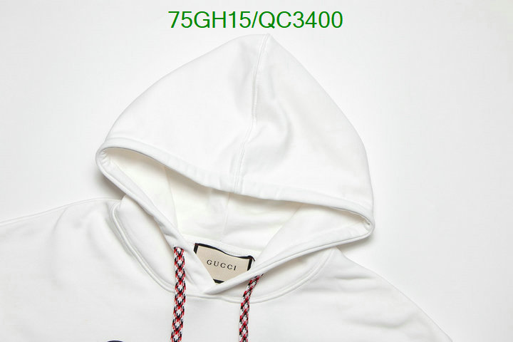 Clothing-Gucci Code: QC3400 $: 75USD