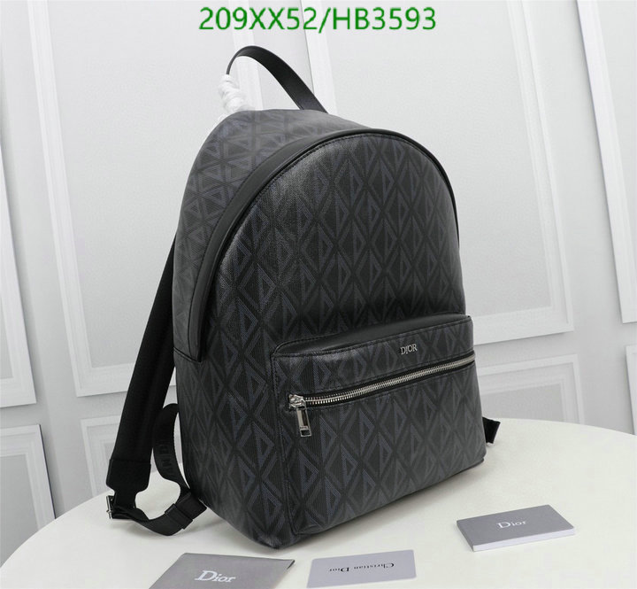 Dior Bag-(Mirror)-Backpack- Code: HB3593 $: 209USD