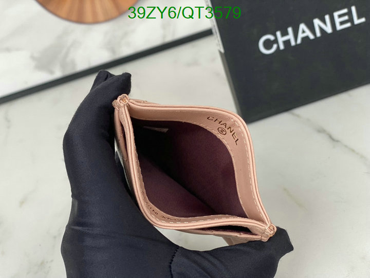 Chanel Bags-(4A)-Wallet- Code: QT3579 $: 39USD