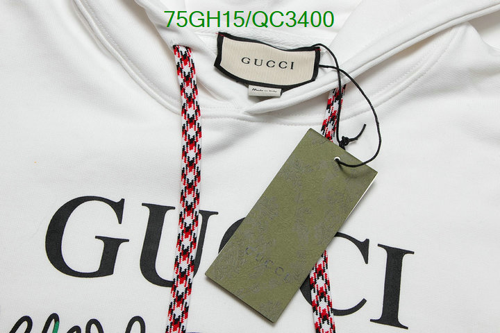 Clothing-Gucci Code: QC3400 $: 75USD