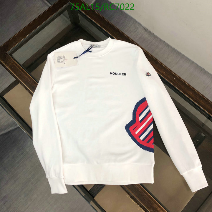 Clothing-Moncler Code: RC7022 $: 75USD