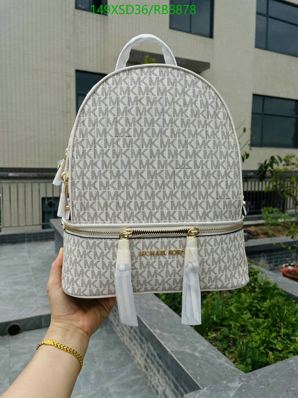 Michael Kors Bag-(Mirror)-Backpack- Code: RB8878 $: 149USD