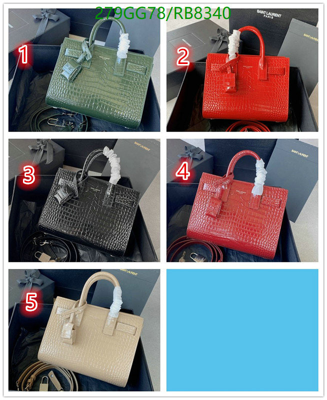 YSL Bag-(Mirror)-Handbag- Code: RB8340 $: 279USD