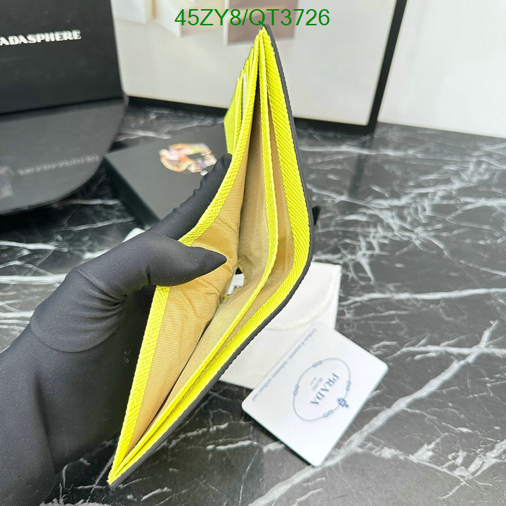 Prada Bag-(4A)-Wallet- Code: QT3726 $: 45USD