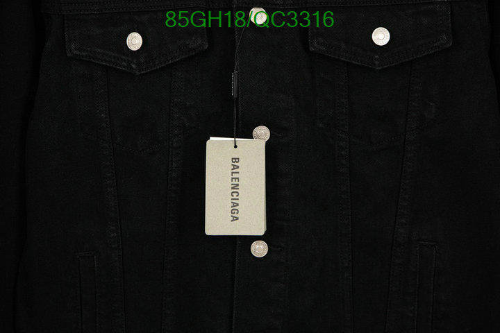 Clothing-Balenciaga Code: QC3316 $: 85USD