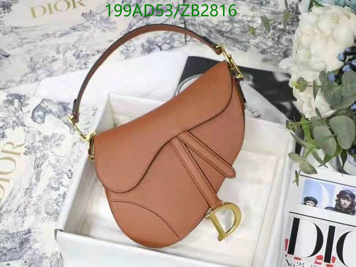 DiorBag-(Mirror)-Saddle- Code: ZB2816 $: 199USD