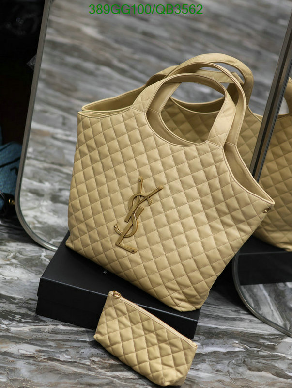 YSL Bag-(Mirror)-Handbag- Code: QB3562 $: 389USD