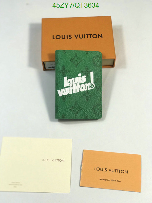 LV Bag-(4A)-Wallet- Code: QT3634 $: 45USD