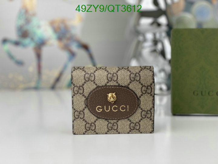 Gucci Bag-(4A)-Wallet- Code: QT3612 $: 49USD