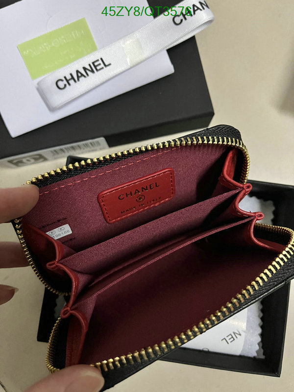 Chanel Bags-(4A)-Wallet- Code: QT3576 $: 45USD