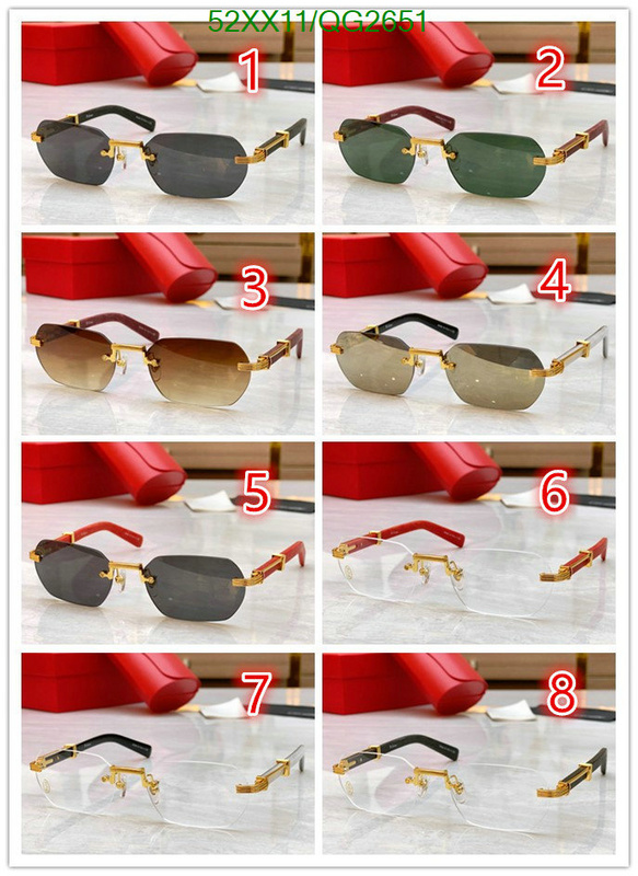 Glasses-Cartier Code: QG2651 $: 52USD