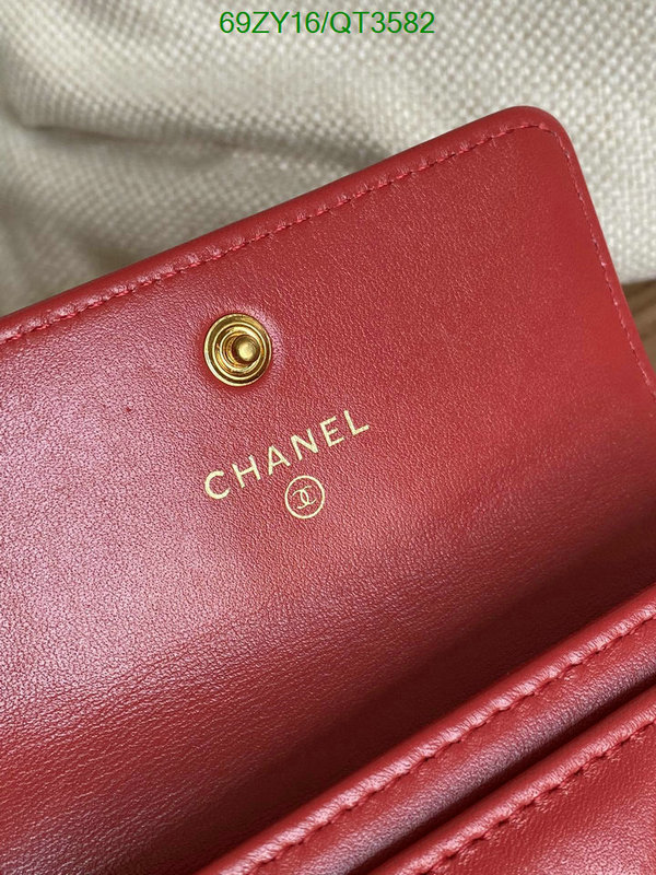 Chanel Bags-(4A)-Wallet- Code: QT3582 $: 69USD