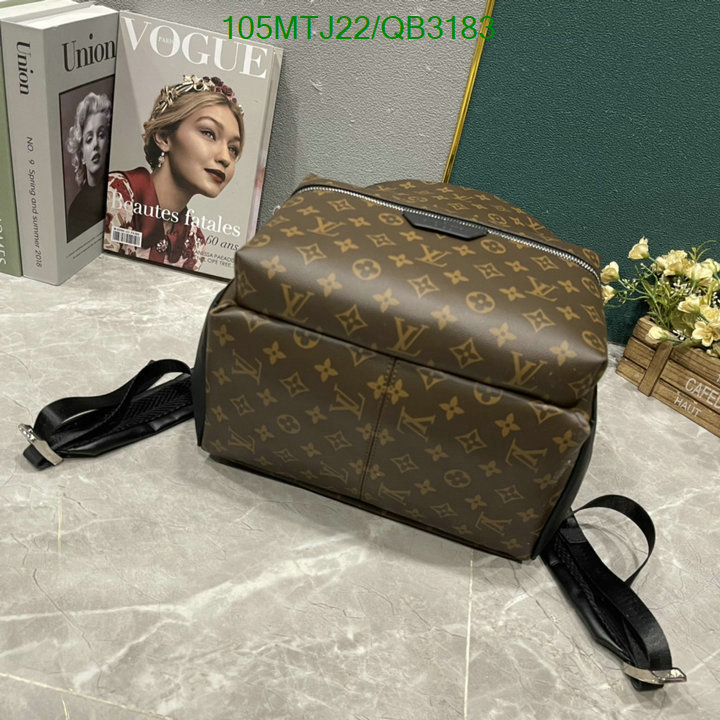 LV Bag-(4A)-Backpack- Code: QB3183 $: 105USD