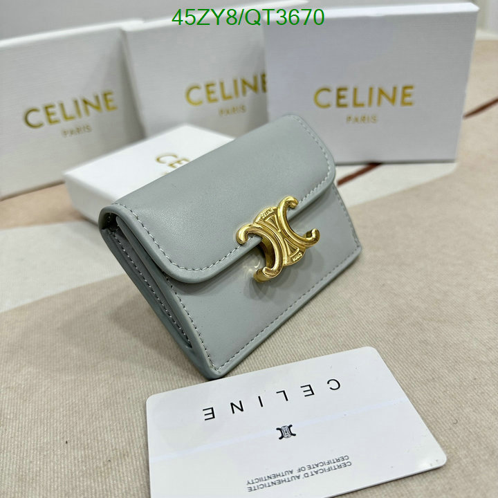 Celine Bag-(4A)-Wallet- Code: QT3670 $: 45USD