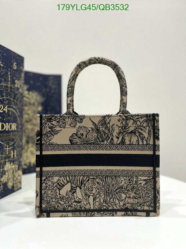 Dior Bag-(Mirror)-Book Tote- Code: QB3532