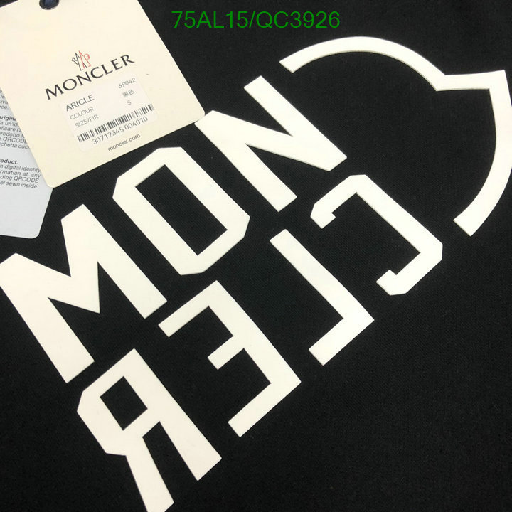 Clothing-Moncler Code: QC3926 $: 75USD