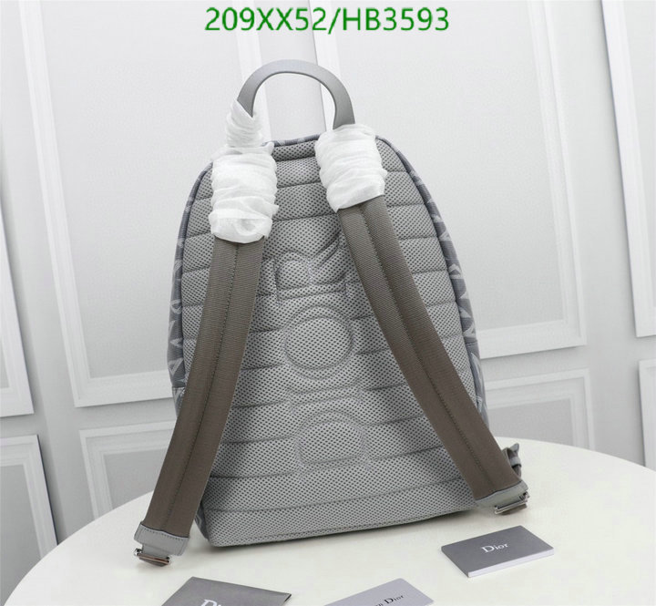 Dior Bag-(Mirror)-Backpack- Code: HB3593 $: 209USD