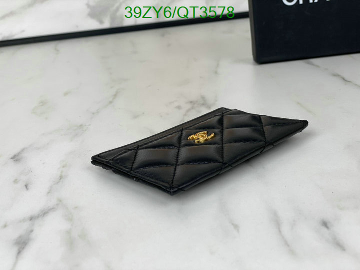 Chanel Bags-(4A)-Wallet- Code: QT3578 $: 39USD