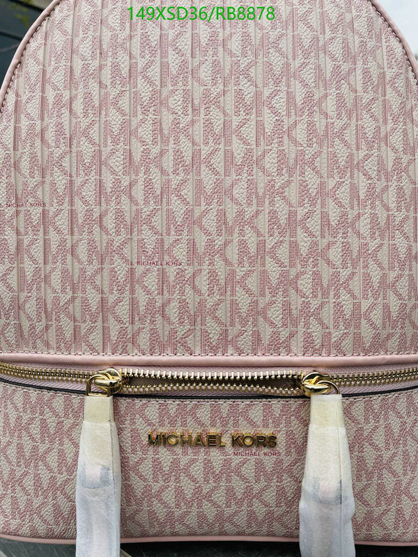 Michael Kors Bag-(Mirror)-Backpack- Code: RB8878 $: 149USD