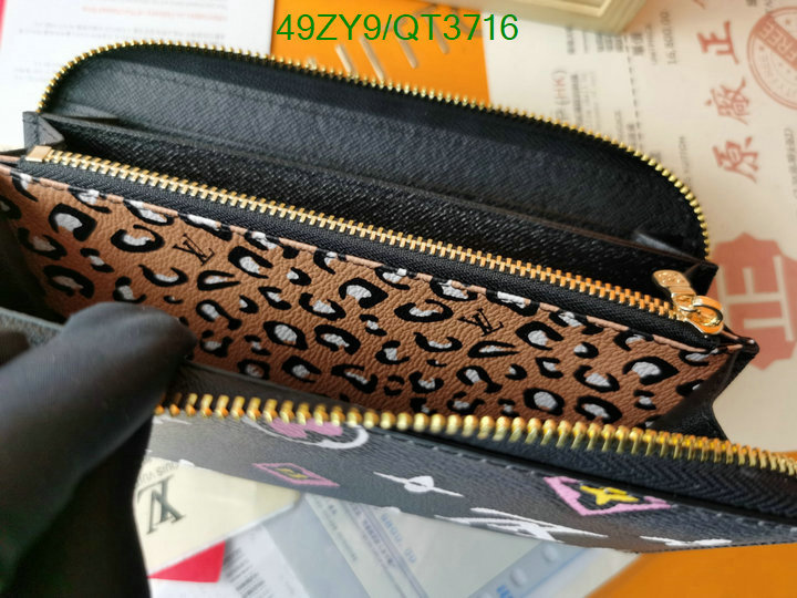 LV Bag-(4A)-Wallet- Code: QT3716 $: 49USD