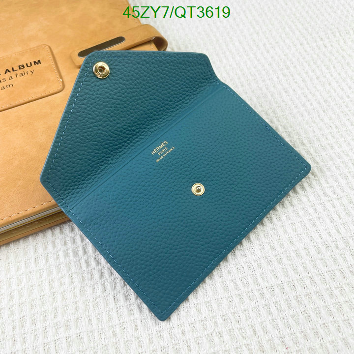 Hermes Bag-(4A)-Wallet- Code: QT3619 $: 45USD