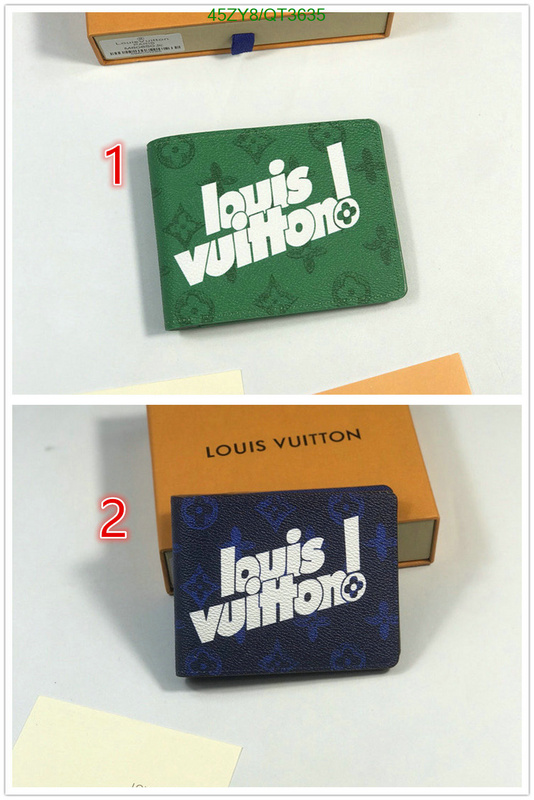 LV Bag-(4A)-Wallet- Code: QT3635 $: 45USD