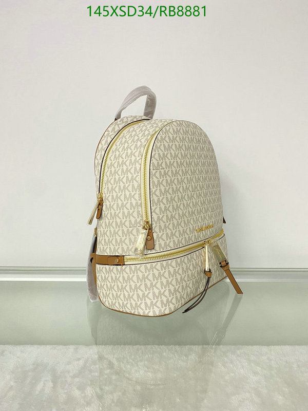 Michael Kors Bag-(Mirror)-Backpack- Code: RB8881 $: 145USD