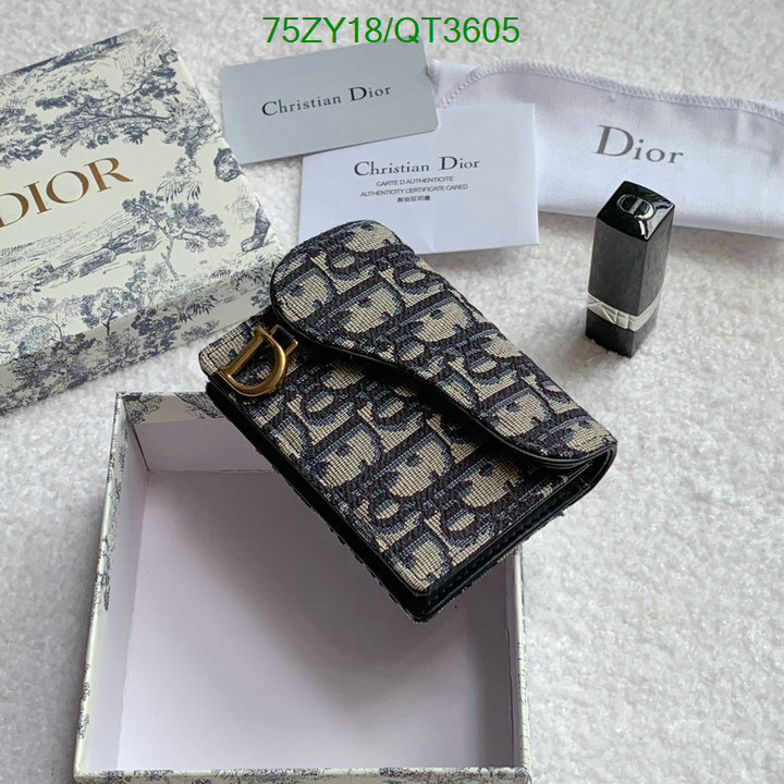 Dior Bag-(4A)-Wallet- Code: QT3605 $: 75USD
