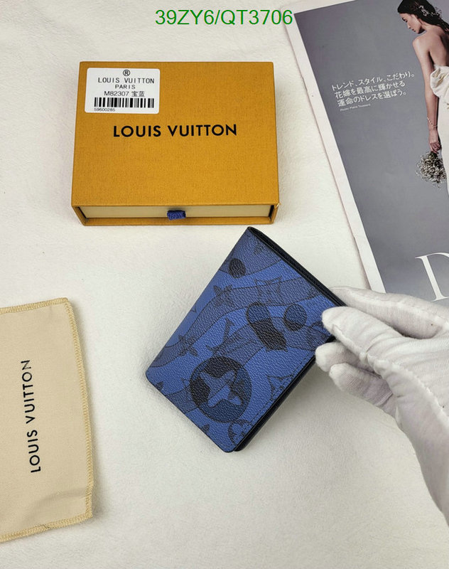 LV Bag-(4A)-Wallet- Code: QT3706 $: 39USD