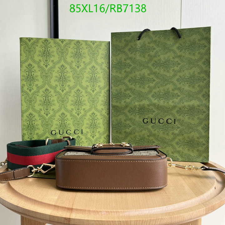 Gucci Bag-(4A)-Horsebit- Code: RB7138 $: 85USD