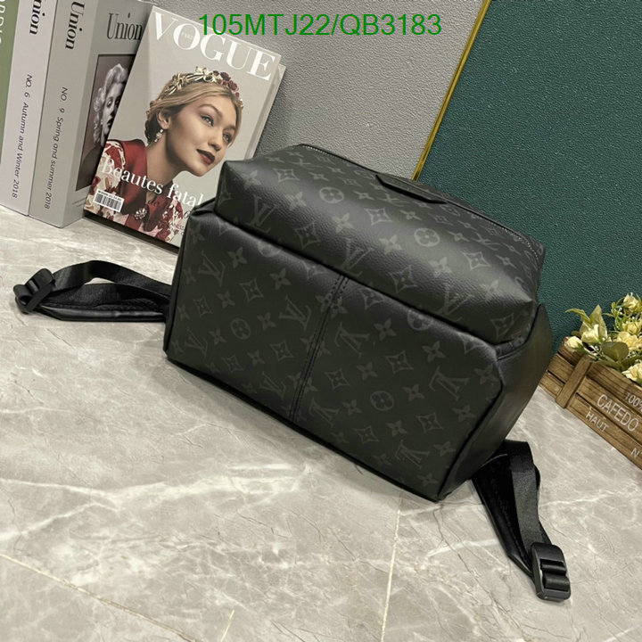 LV Bag-(4A)-Backpack- Code: QB3183 $: 105USD