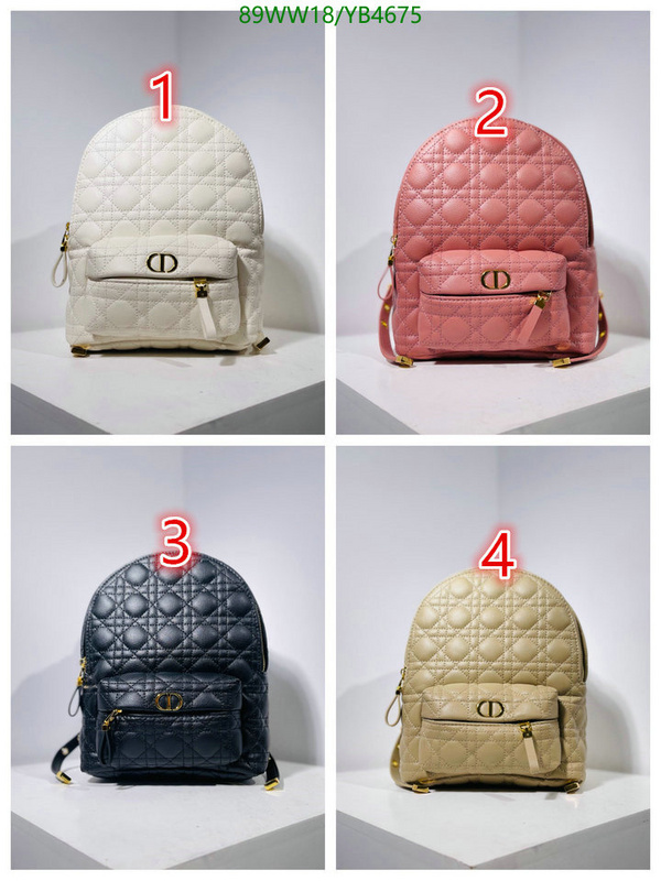 DiorBag-(4A)-Backpack- Code: YB4675 $: 89USD