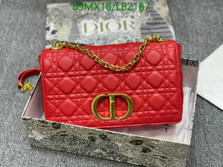 Dior Bags-(4A)-Caro- Code: LB2187 $: 89USD