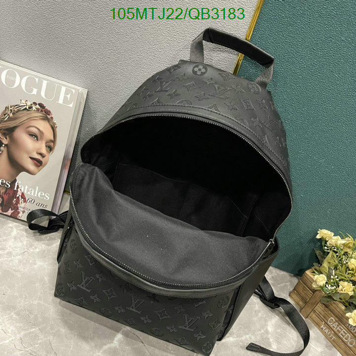 LV Bag-(4A)-Backpack- Code: QB3183 $: 105USD