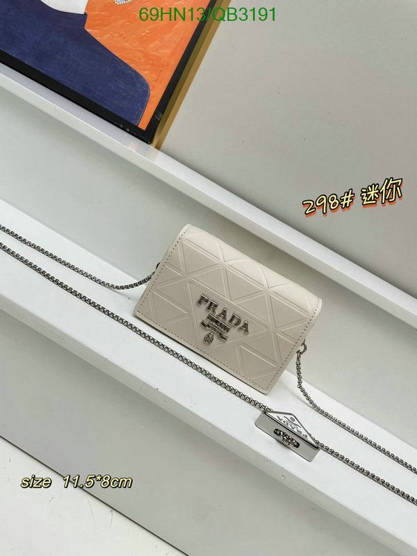 Prada Bag-(4A)-Diagonal- Code: QB3191 $: 69USD