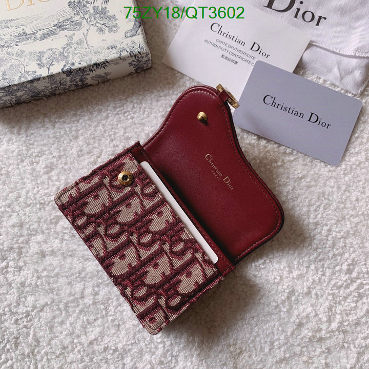 Dior Bag-(4A)-Wallet- Code: QT3602 $: 75USD