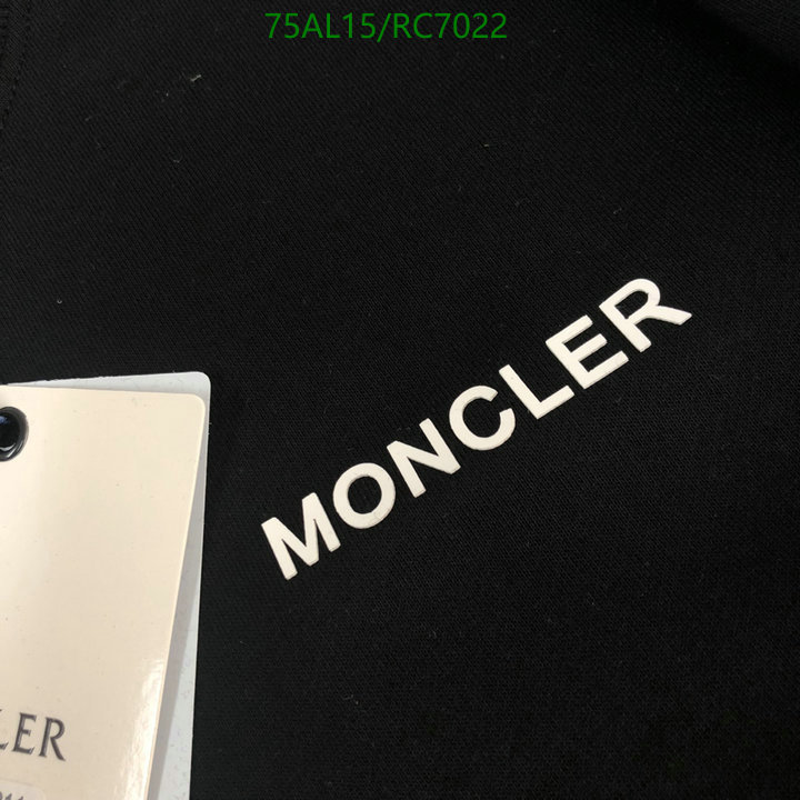 Clothing-Moncler Code: RC7022 $: 75USD