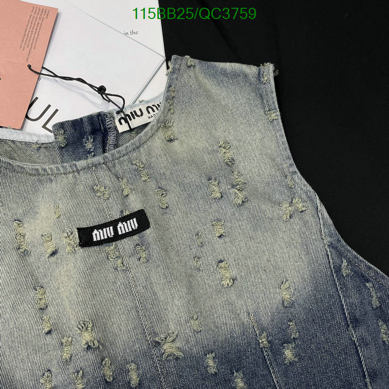 Clothing-MIUMIU Code: QC3759 $: 115USD