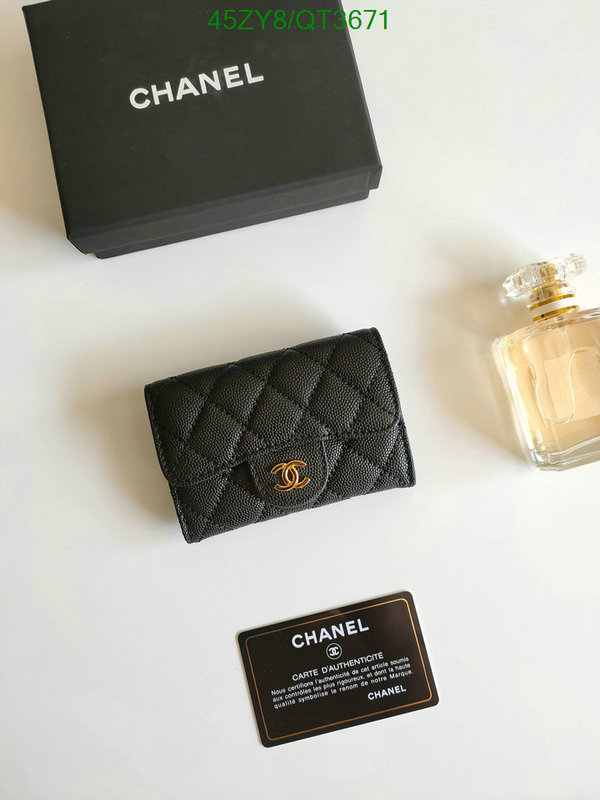 Chanel Bags-(4A)-Wallet- Code: QT3671 $: 45USD