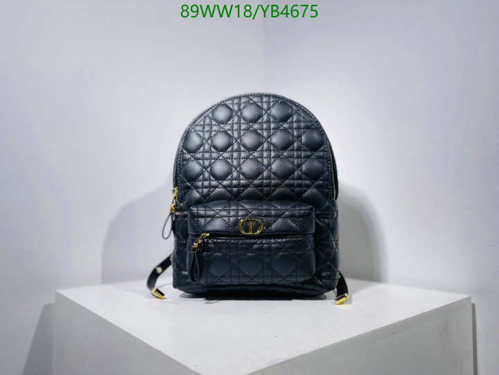 DiorBag-(4A)-Backpack- Code: YB4675 $: 89USD