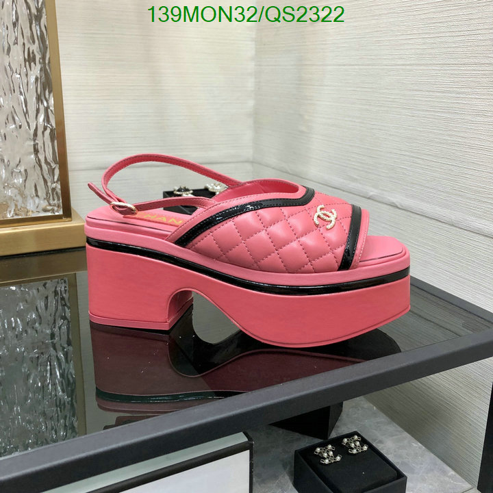 Women Shoes-Chanel Code: QS2322 $: 139USD