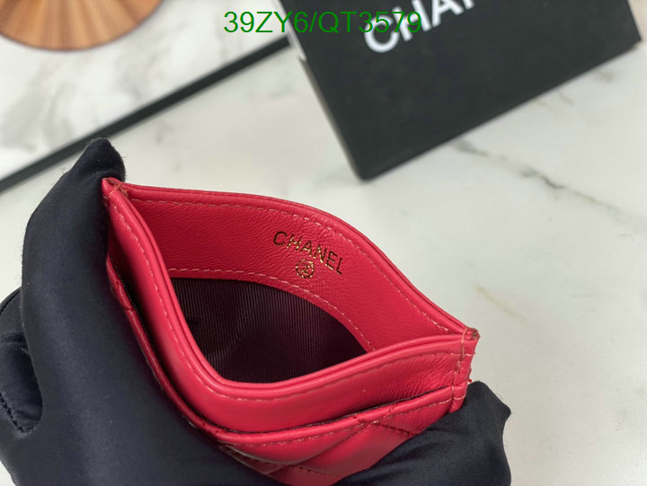 Chanel Bags-(4A)-Wallet- Code: QT3579 $: 39USD