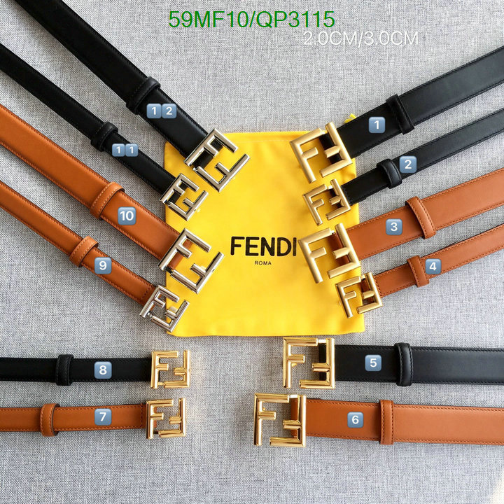 Belts-Fendi Code: QP3115 $: 59USD