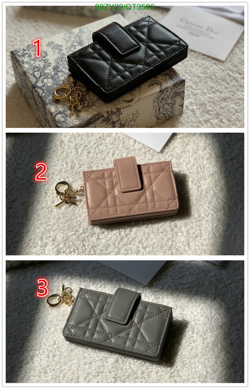 Dior Bag-(4A)-Wallet- Code: QT3596 $: 89USD