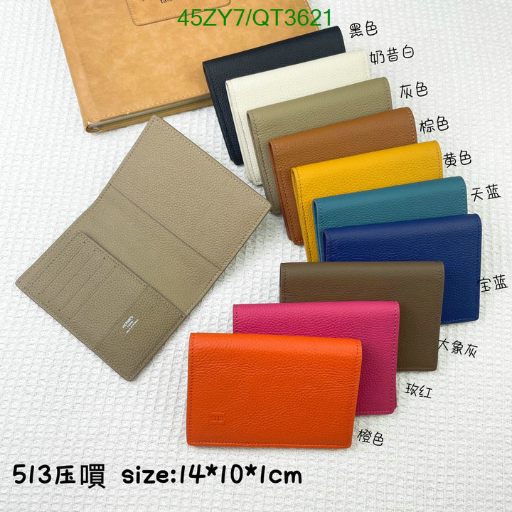 Hermes Bag-(4A)-Wallet- Code: QT3621 $: 45USD