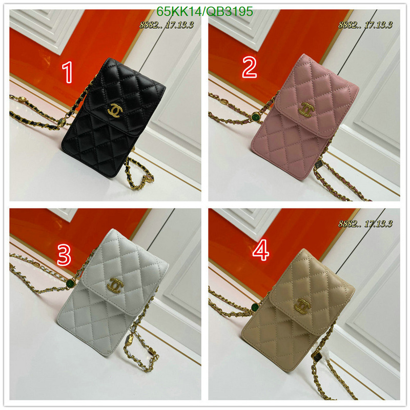 Chanel Bags-(4A)-Diagonal- Code: QB3195 $: 65USD