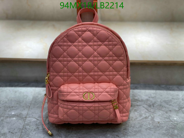 DiorBag-(4A)-Backpack- Code: LB2214 $: 94USD