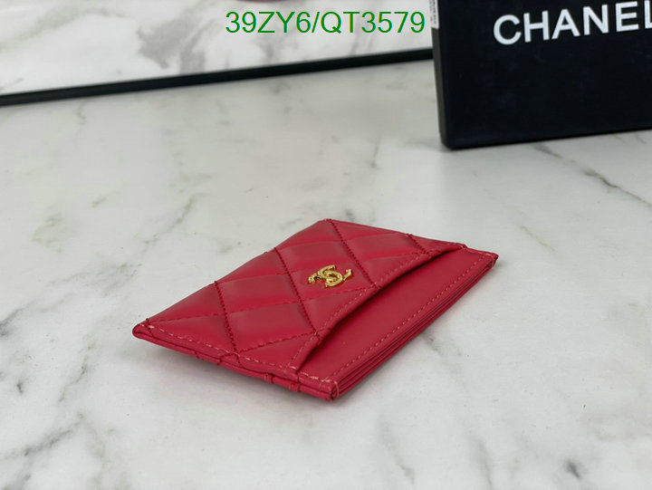 Chanel Bags-(4A)-Wallet- Code: QT3579 $: 39USD