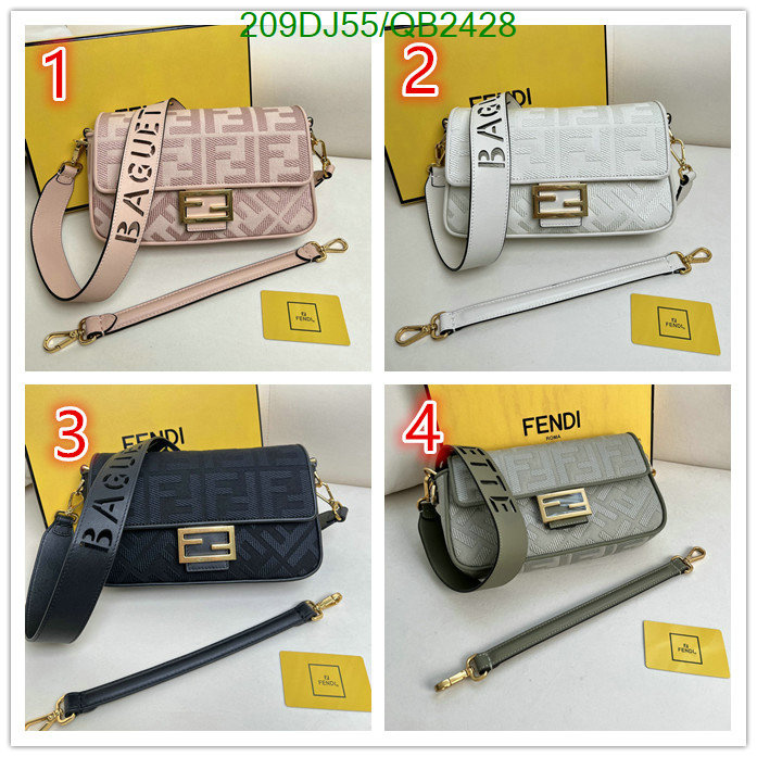 Fendi Bag-(Mirror)-Baguette Code: QB2428 $: 209USD