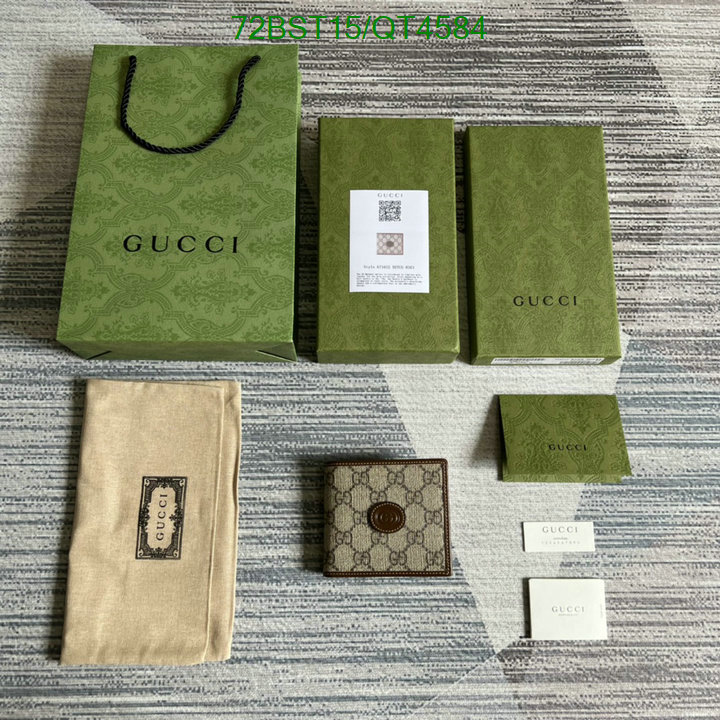 Gucci Bag-(Mirror)-Wallet- Code: QT4584 $: 72USD